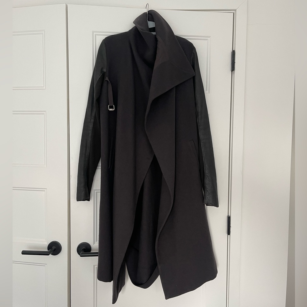 Rick Owens Virgin Wool Cape / L